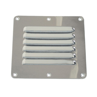 6 Louvre Vent Stainless Steel 125x115mm