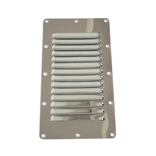 12 Lourve Vent Stainless Steel 230x125mm Vertical
