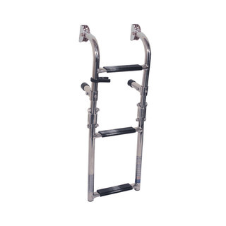 Mini 3 Step Stainless Steel Narrow Ladder