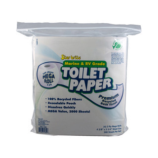 Marine Toilet Tissue 2Ply (500 sheets) Pack of 4