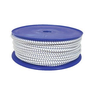 Shockcord 10mm x 100m White & Fleck