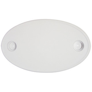 Table White PVC 18X30" Oval