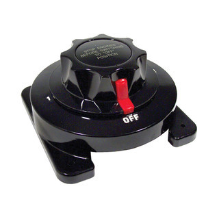 Battery Switch 3 Position Black