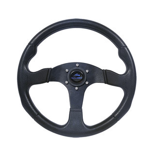 Steering Wheel Atlantic 350mm Black/Black Spokes