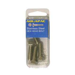 Aquapac Bolt Heavy Duty Hex 1/4 x 1 1/2 (Pack of 4)