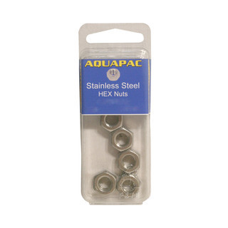 Aquapac Hex Nuts 3/16 BSW (Pack of 12)