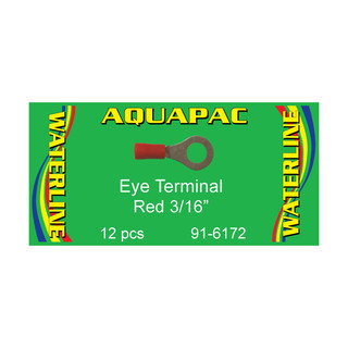 Aquapac Red Eye Terminal 3/16 (Pack of 12)
