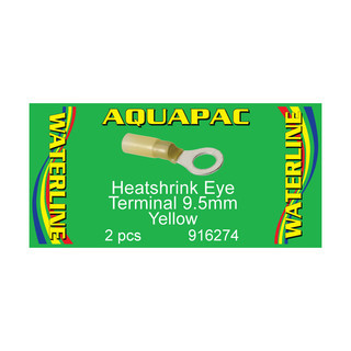 Aquapac Yellow Ring 9.5mm Heatshrink Terminals (Pack of 2)