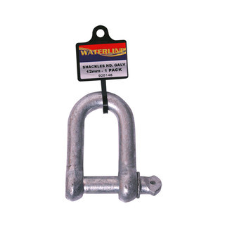 12mm WLL Heavy Duty Galvanised D Shackle