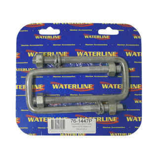 U-Bolt 50W x 150H Square 12mm (Pack of 2)