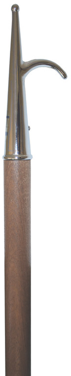 Boat Hook Wood/ Chrome Plated Brass 2.1m