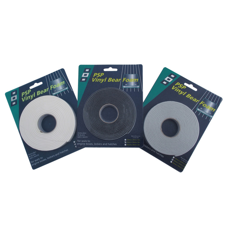 Vinyl Foam Tape White 10mm x 3mm x 3m