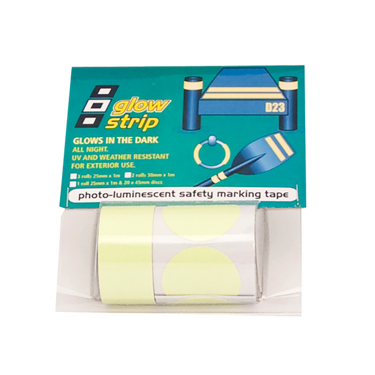 Glow Strip - 2 Roll Pack Photoluminescent 38mm x 1m