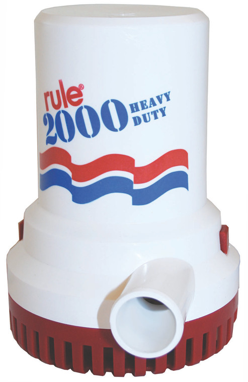 Rule 12V 2000 Heavy Duty Marine Bilge Pump 126lpm