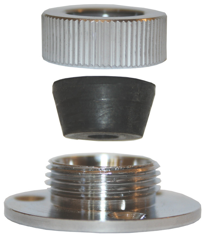 Electrical Cable Outlet Chrome Plated Brass12mm