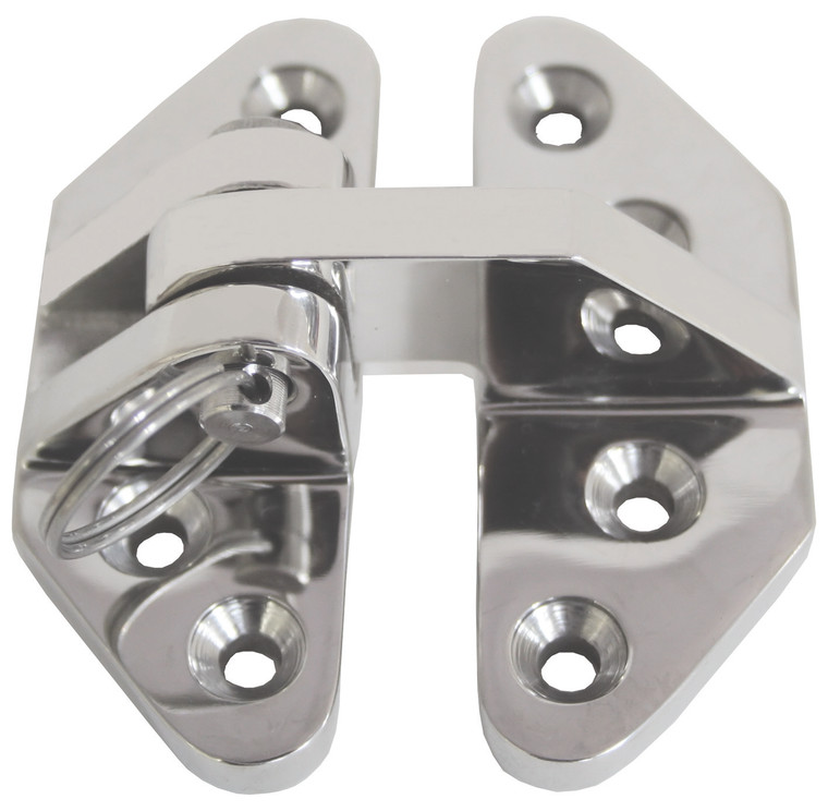 Seperating Hinge, Hatch, 316 Stainless Steel, 63mm x 75mm