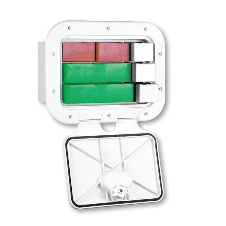 White Tackle Box Hatch - 375mm
