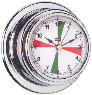Clock RS Zone Chrome Brass 70mm
