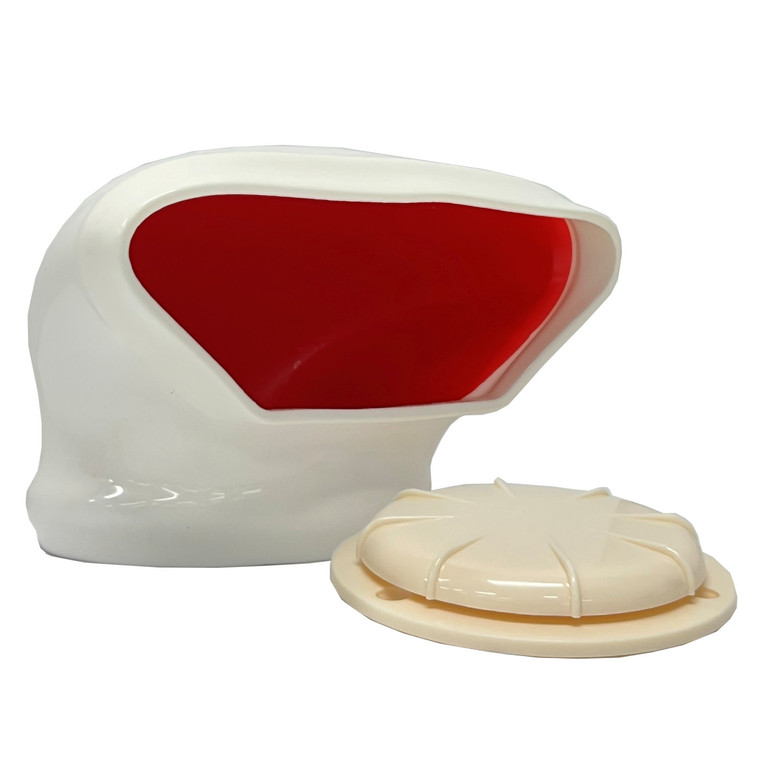 Vent - Cowl PVC Low 100mm