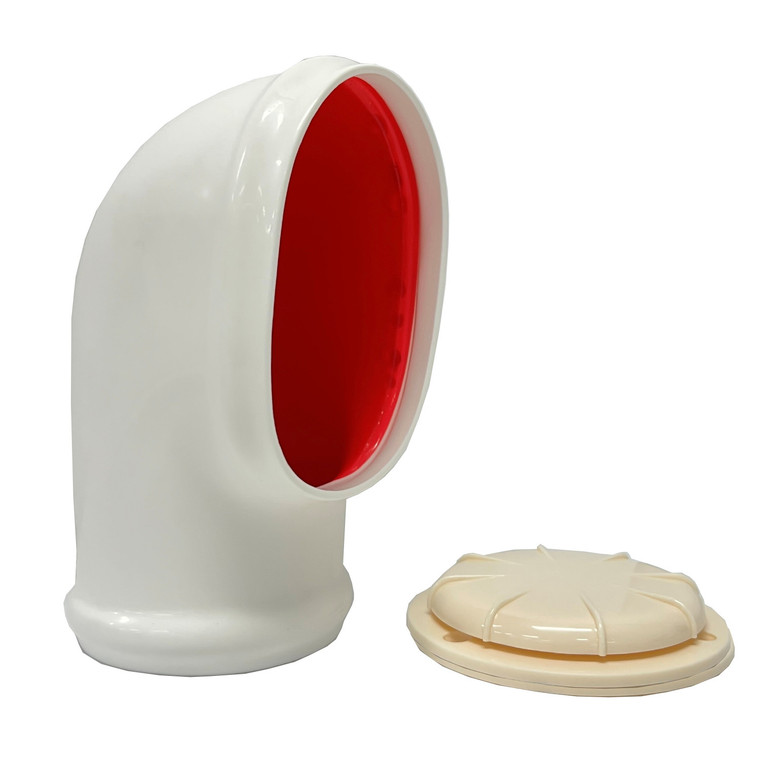 Vent - Cowl PVC High 100mm