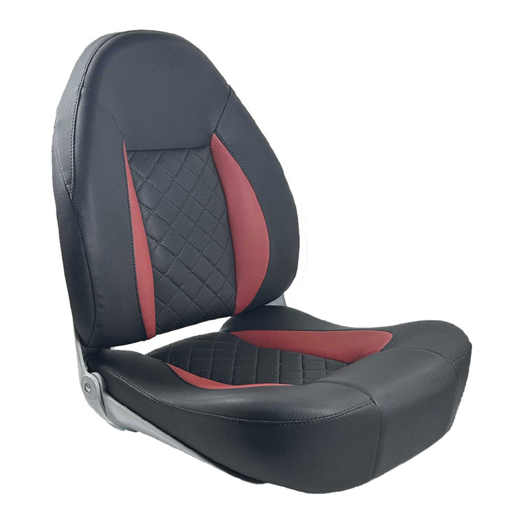 Axis Ranger High Back Pro Folding Seat Black / Red