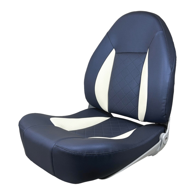 Axis Ranger High Back Pro Folding Seat Blue / White