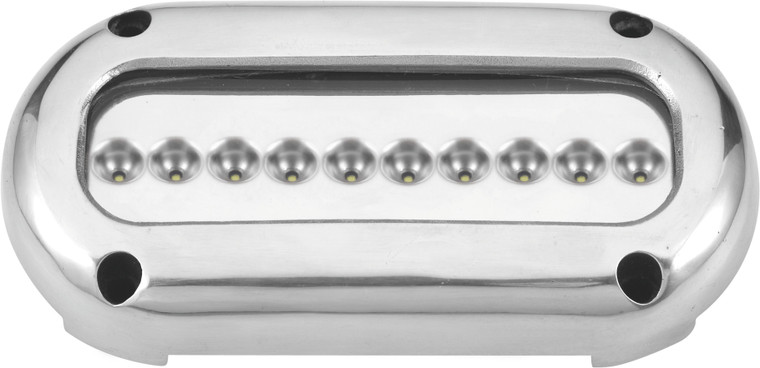 Uw Light LED Stainless Steel 10 x 3W Blue