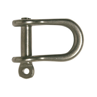 Shackle 6mm Semi Round D Stainless Steel