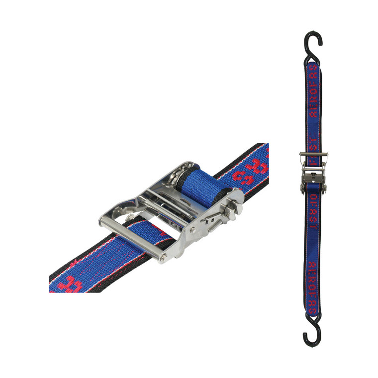 Aerofast Ratchet Tie Down - Stainless Steel Heavy Duty Over Boat 1400kg