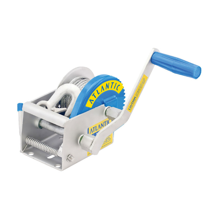Atlantic Manual Trailer Winch - Two Speed 5:1/1:1 - 211921