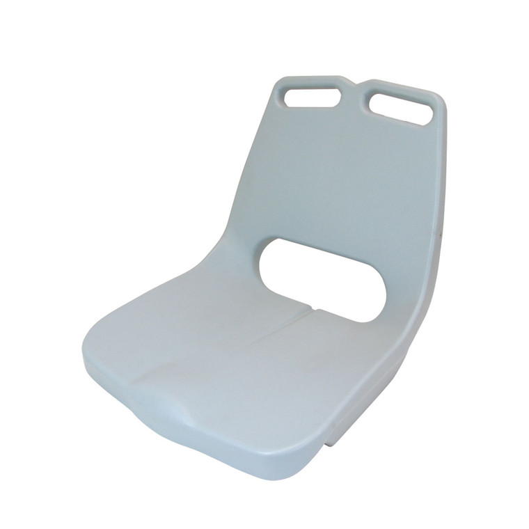 Bay Marine Seat Shell - High-Back Blow-Moulded Shell with Grab Handles