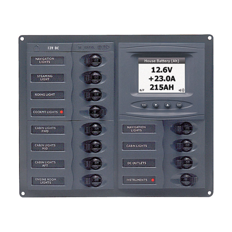 BEP Contour Circuit Breaker Panels - with Digital Meters - 113150