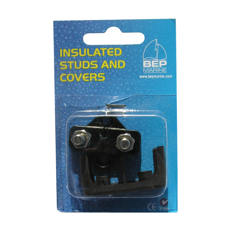 BEP Insulated Dual Power Stud Set with Red and Black Covers