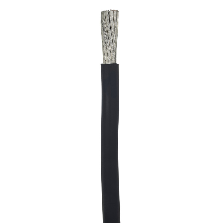 Tinned Marine Battery Cable - 4 B&S - Black - 30m Roll
