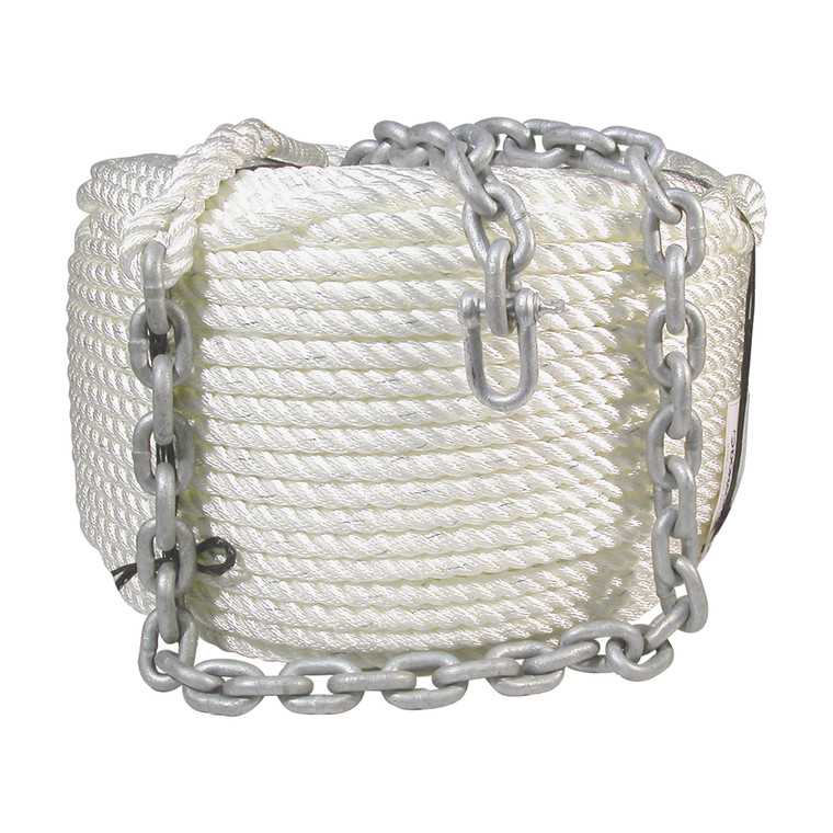 BLA Nylon Anchor Rope & Chain - Galvanised - 145974