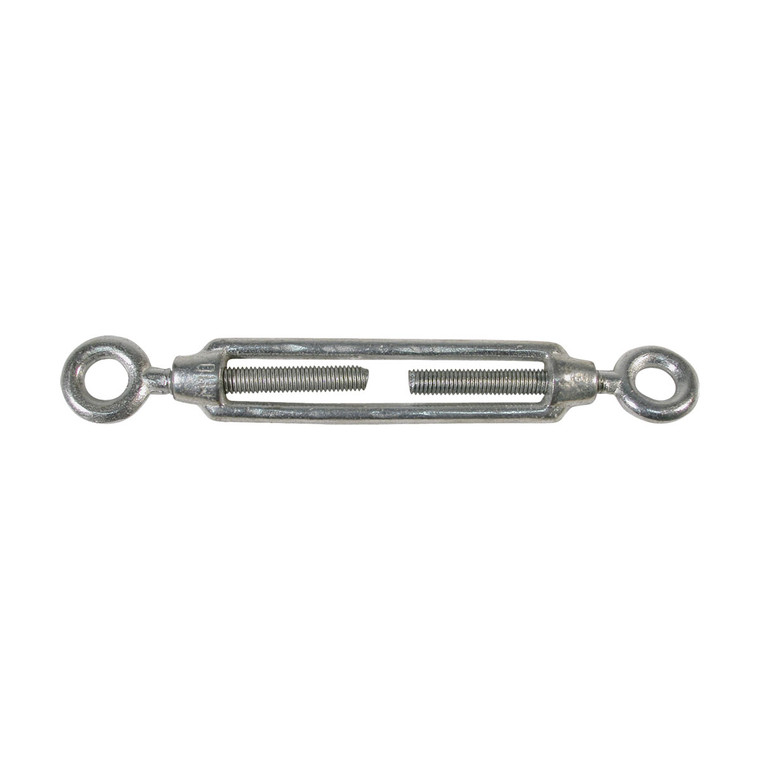 Galvanised Open-Body Turnbuckle - Eye & Eye - M6