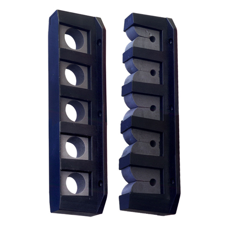 Three-Rod Storage Holders - Vertical or Horizontal Mount - Pair