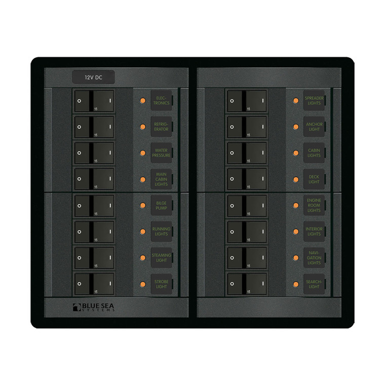Blue Sea Systems DC Branch Circuit Breaker Panels - BS-1222