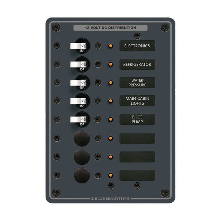 Blue Sea Systems DC Branch Circuit Breaker Panels - BS-8023