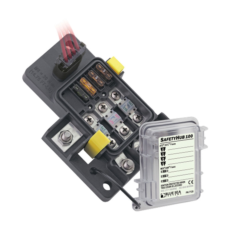 Blue Sea Systems SafetyHub 100 Fuse Block