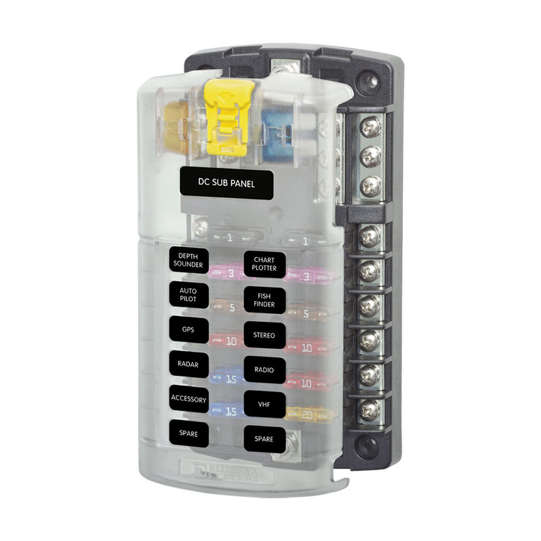 Blue Sea Systems ST Blade Common Source Fuse Blocks - BS-5026