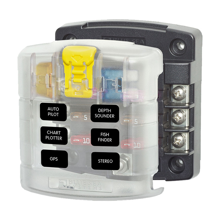 Blue Sea Systems ST Blade Common Source Fuse Blocks - BS-5028