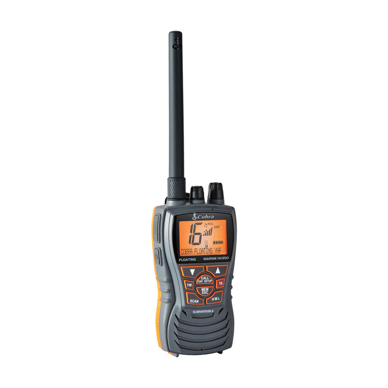 Cobra MR HH350 FLT Floating Handheld VHF Marine Radio - 6W