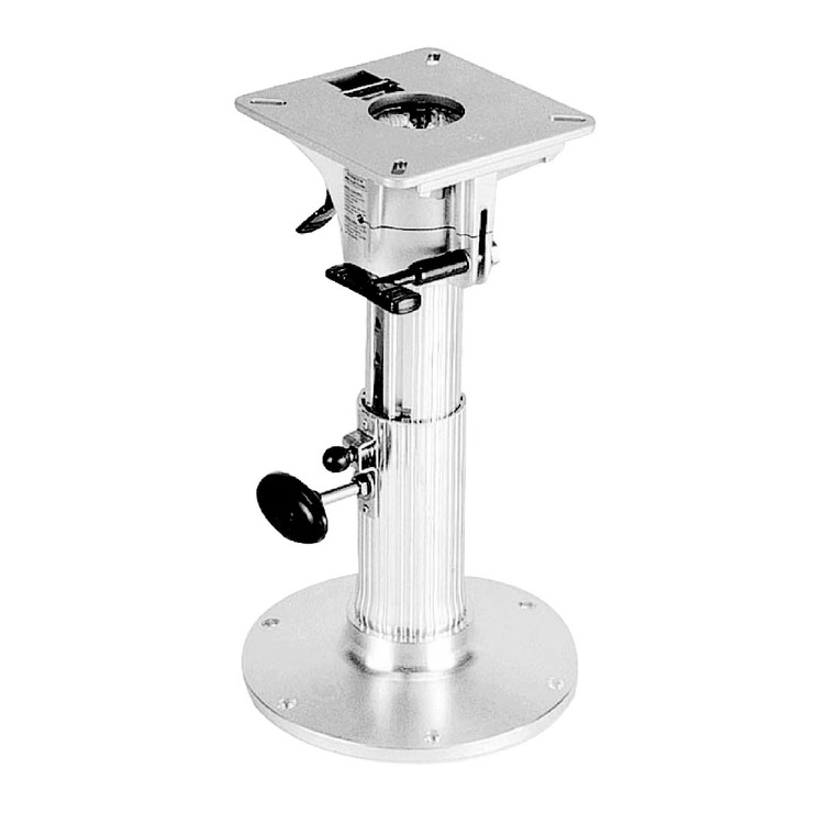 Garelick Eez-In Blue Water Ribbed Seat Pedestal - Adjustable 457x584mm - Locking Swivel