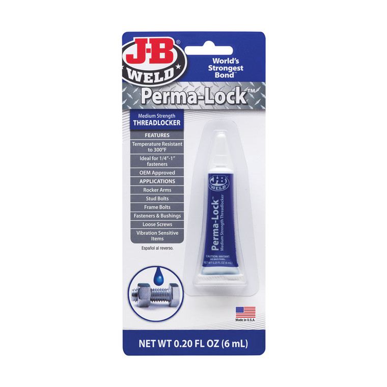 J-B Weld Perma-Lock Medium Strength Threadlocker - 261440
