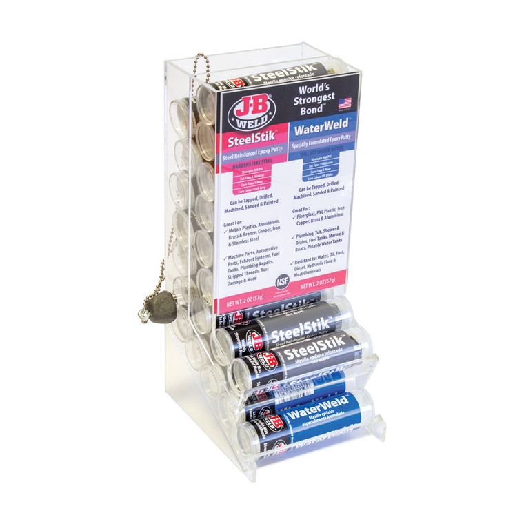 J-B Weld Steelstik & Waterweld Counter Display