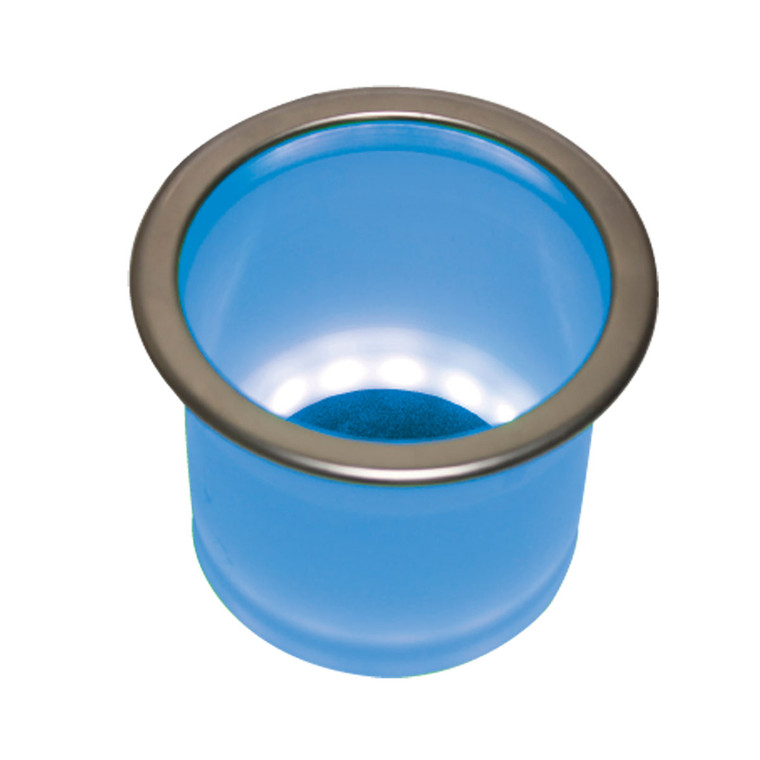LED Lighted Stainless Steel Rim Drink Holder - 194118