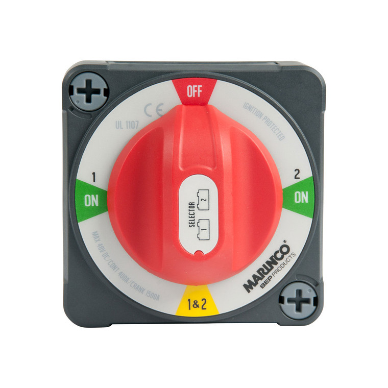 Marinco Pro Installer Battery Selector SwitchesÊ - Selector 771-S, 771-s-ez & Selector with Field Disconnect 771-SFD - 114083