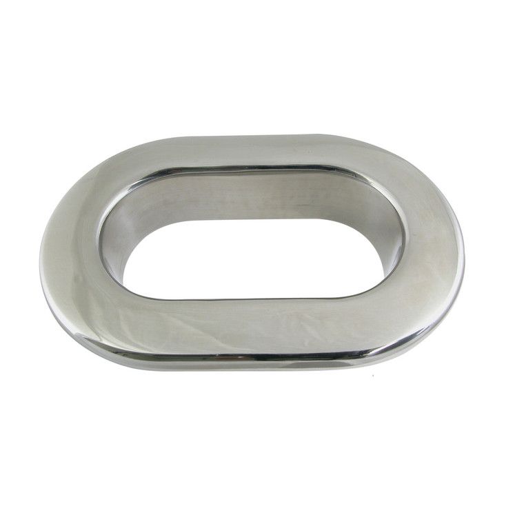 Marine Town Oval Hawse Hole - Cast Stainless Steel - 192149