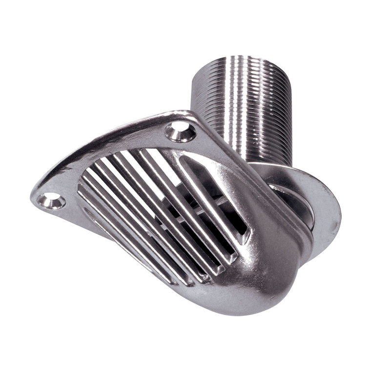 Marine Town Cast 316 Stainless Steel Scoop Intake Skin Fitting - 1? BSP
